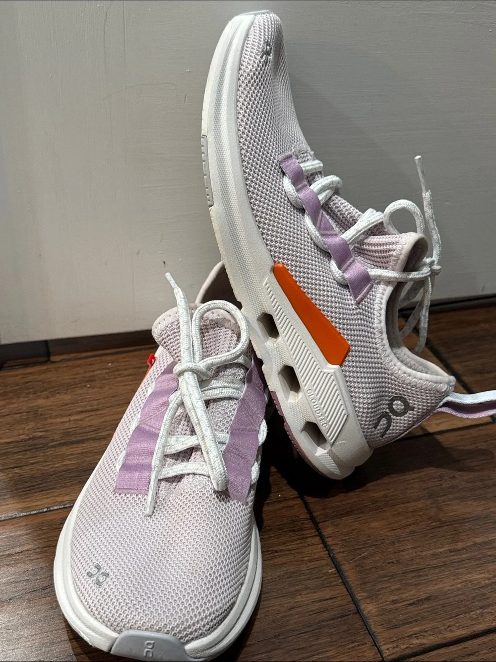 On Cloudeasy Running Lilac Mesh Athletic Sneakers